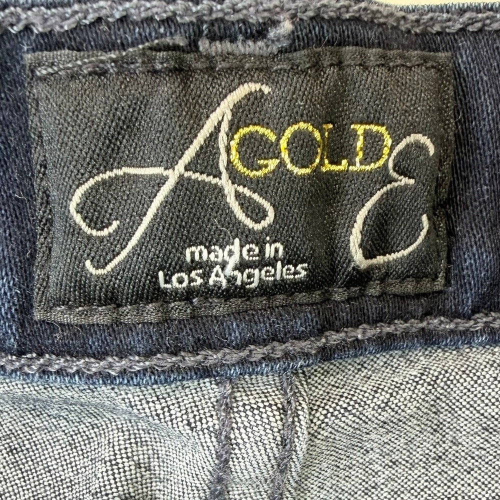 Agolde‎ Sophie High Rise Skinny Jeans Dark Indigo Blue Size 28 Made in USA - Picture 3 of 10